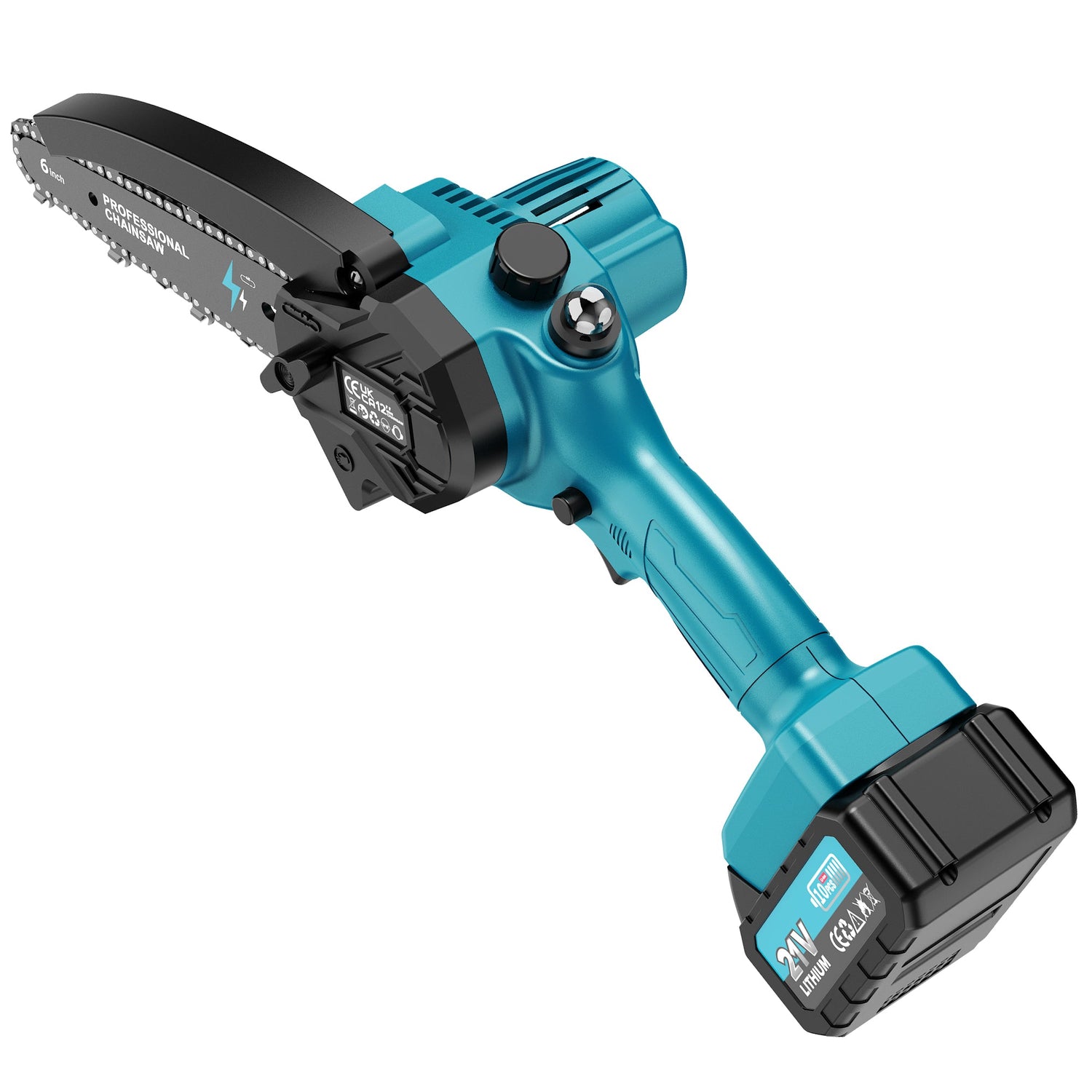 POWERCUT X7 MOTOSEGA A 6 POLLICI con batteria da 4000mAh