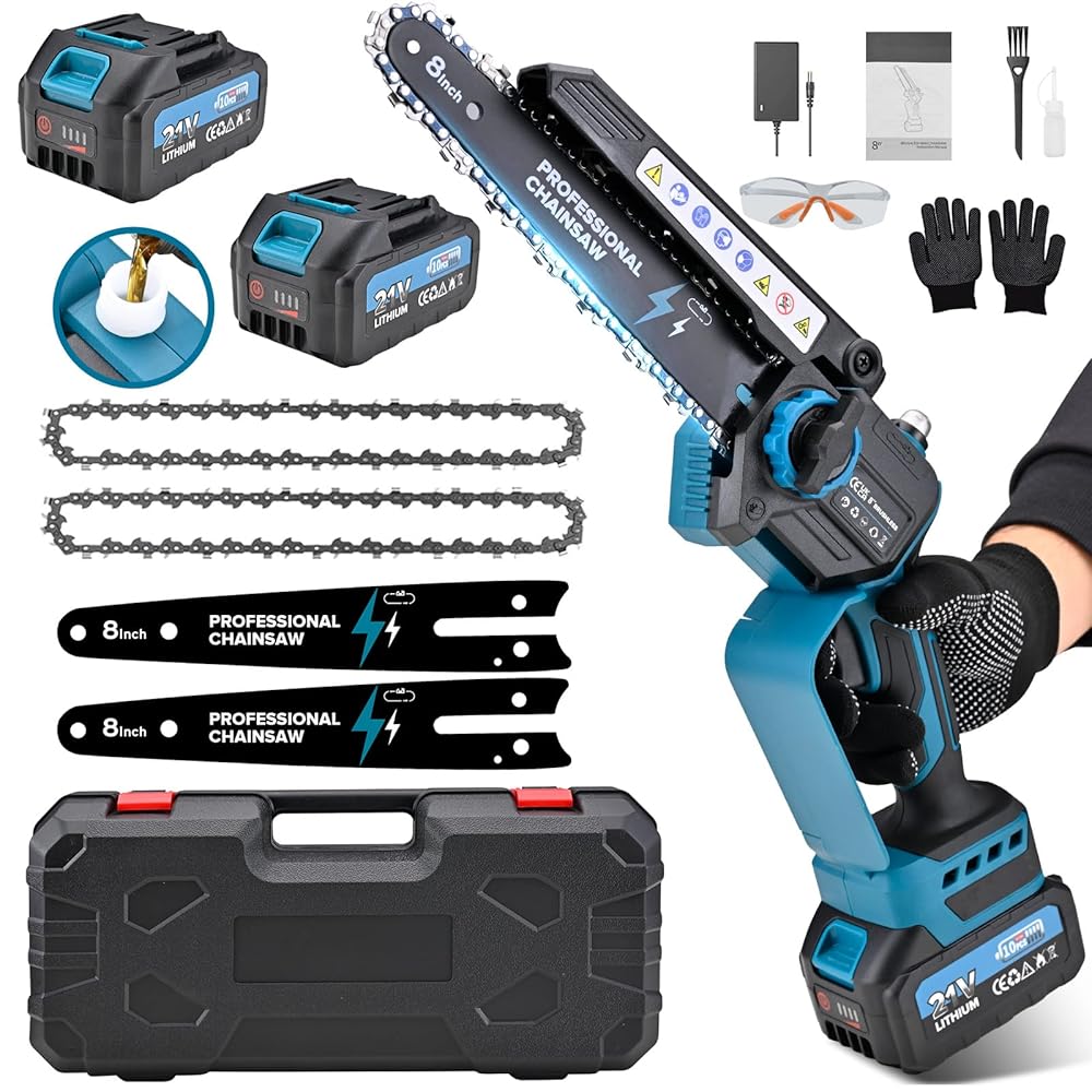 【Raccomandazioni di marca】 Rinoxar Motosega X9 （ 8 pollici， 4000mAh）