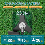 Rinoxar Decespugliatore X30（5200 mAh,Commutazione modalità cablata/wireless）