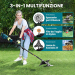 Rinoxar Decespugliatore X30（5200 mAh,Commutazione modalità cablata/wireless）