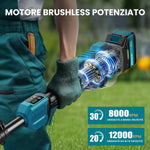 Rinoxar Decespugliatore X30（5200 mAh,Commutazione modalità cablata/wireless）