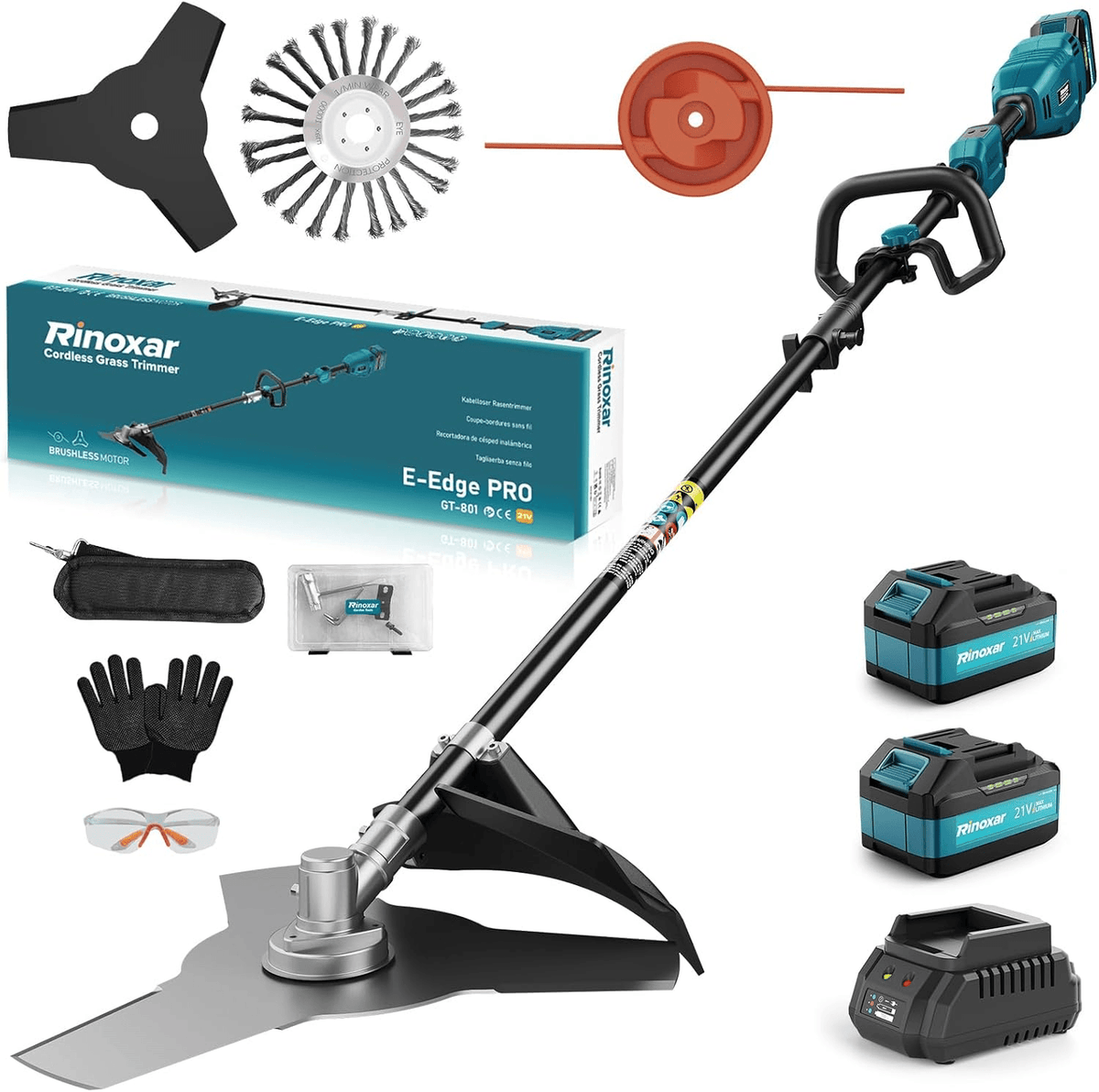 Rinoxar Decespugliatore（Commutazione modalità cablata/wireless）