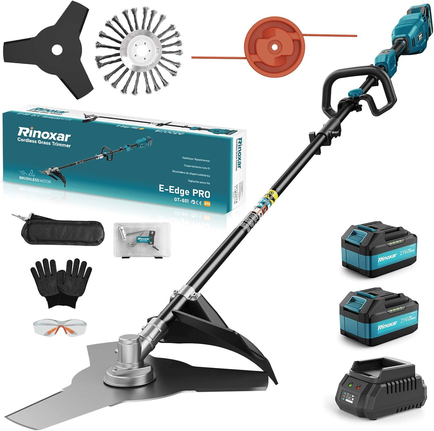 Rinoxar Decespugliatore（Commutazione modalità cablata/wireless）