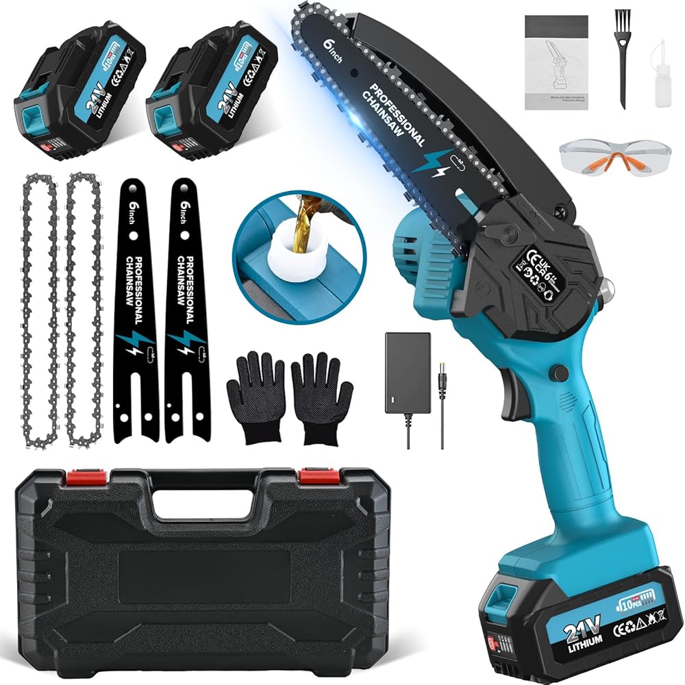 Rinoxar Motosega X7（6 pollici，4000mAh，Design leggero）