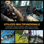 Rinoxar Motosega X9 （ 8 pollici， 2×4000mAh）