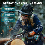 Rinoxar Motosega X9 （ 8 pollici， 2×4000mAh）