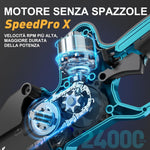 Rinoxar Motosega X9 Pro（8 pollici， 2×4000mAh）