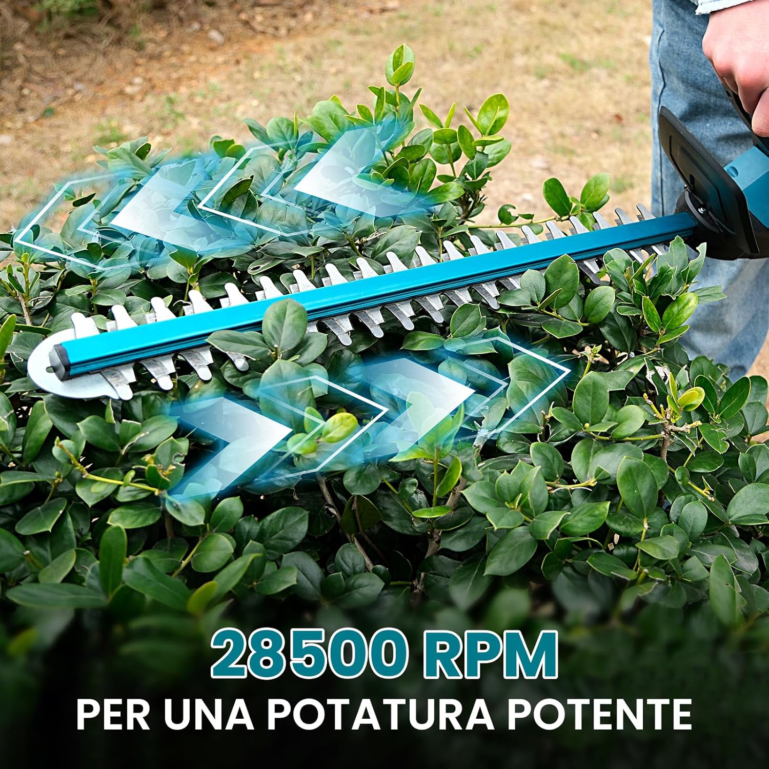 Rinoxar Tagliaerba X16 (5200 mAh,Regolazione del taglio multilivello）